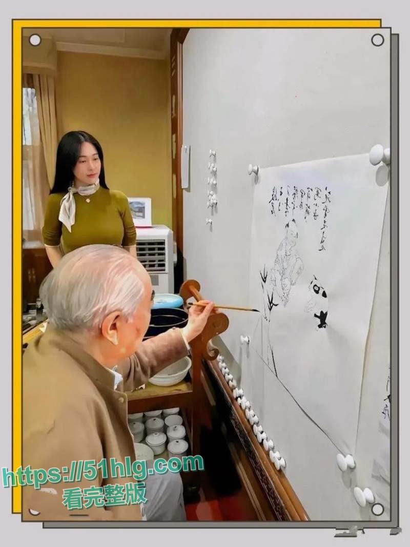 最强心机婊【徐萌】仅1年席卷书法界泰斗【范曾】数十亿字画古董,黑历史被扒出轨视频全网疯传!-7