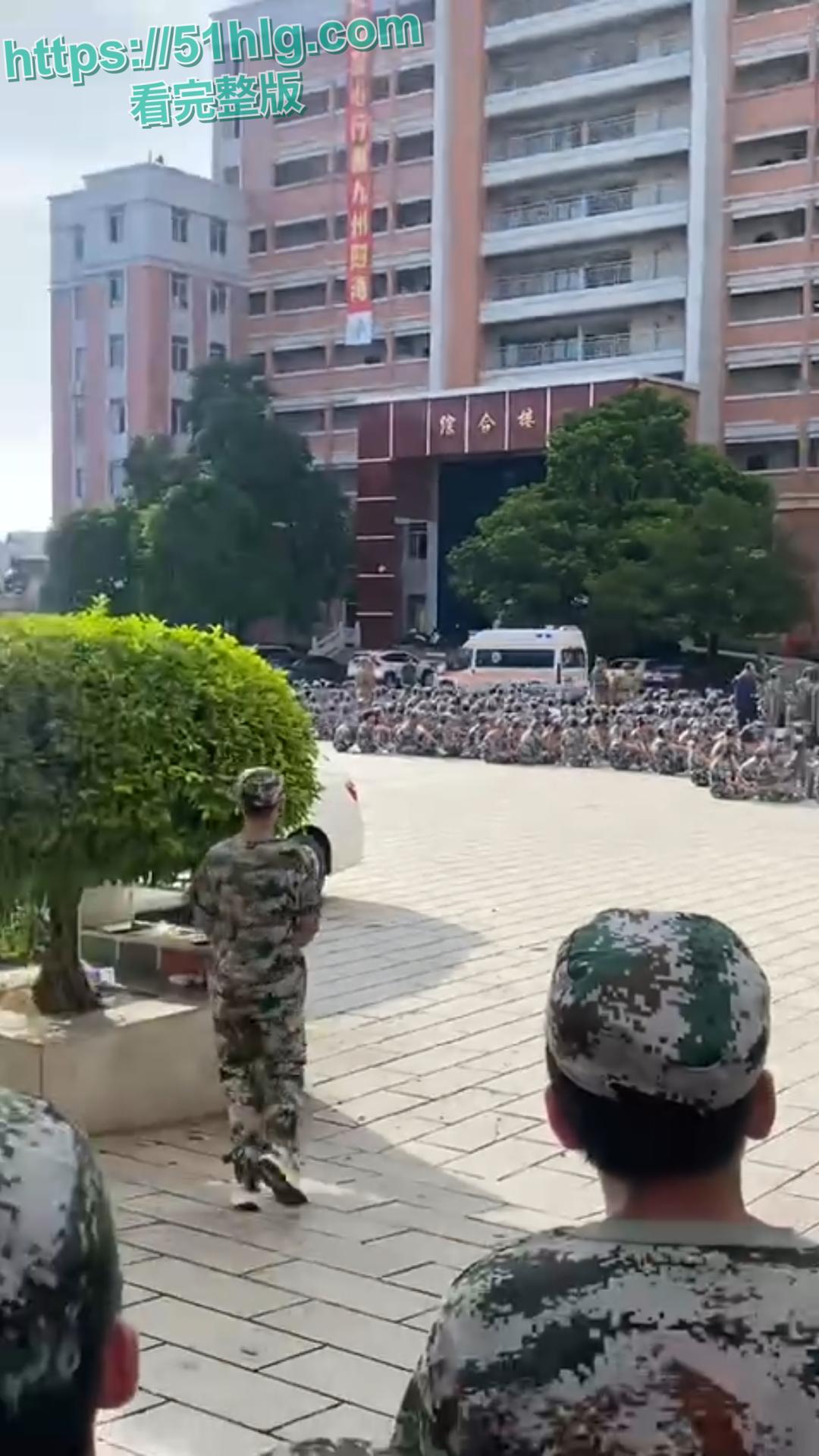 【茂名】交通高级技工学校军训惨剧，新生坠楼，校方止声，秘辛疑云。现场直击：宿舍禁回，校方何故封锁消息？-5