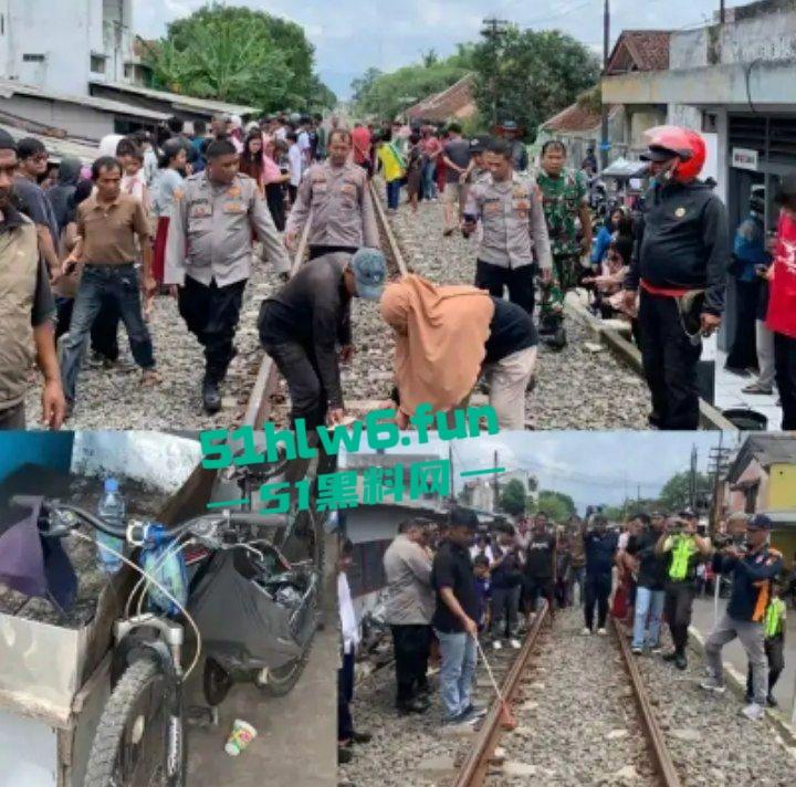 印度三哥作死现场，打横市男子一边玩游戏一边过火车道，结果遭遇货车碾压拖行100多米当场死亡。-4