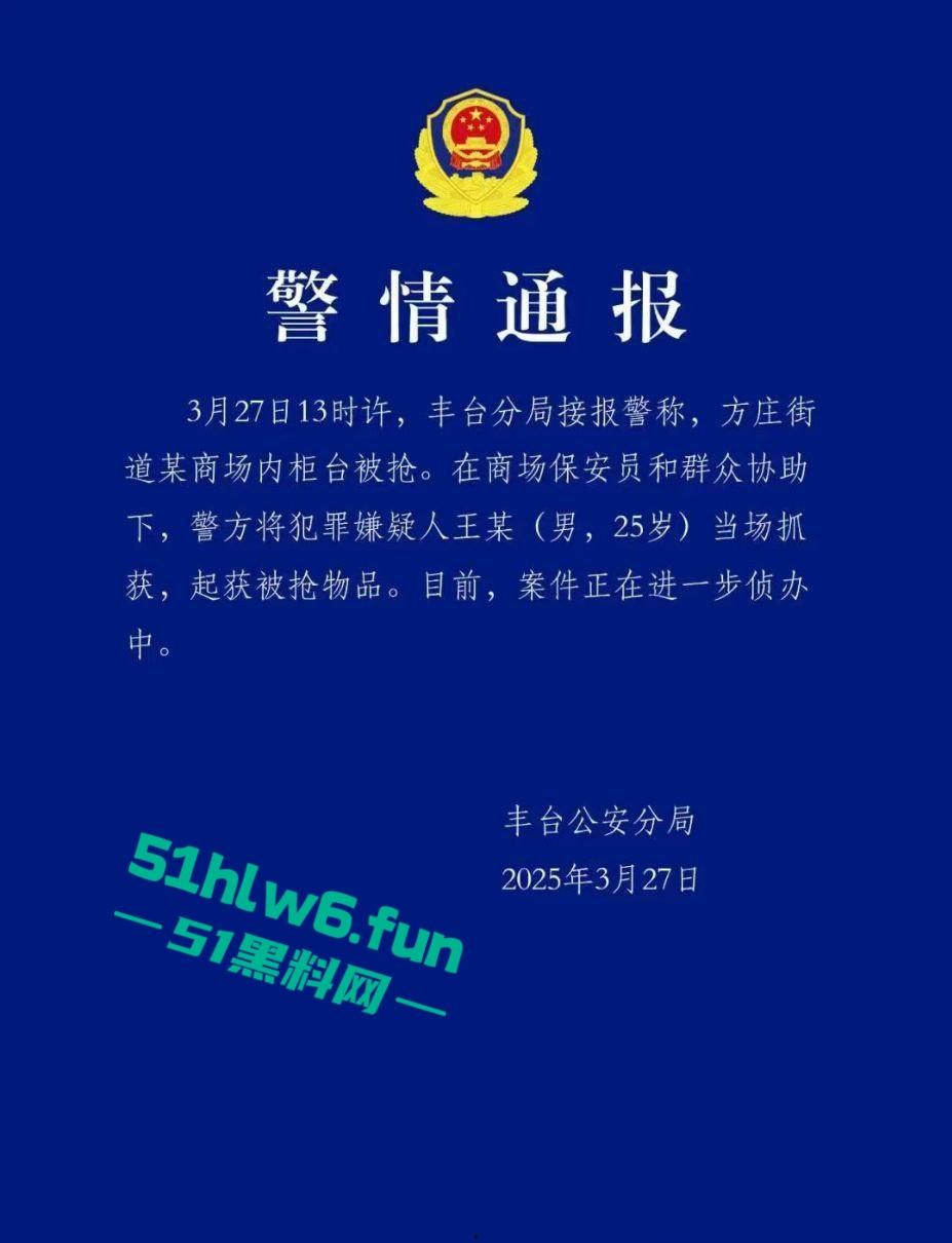北京丰台区【牛逼哥】光天化日抢劫周大福,明目张胆自己送进去吃牢饭 这下有编制工作了!-8