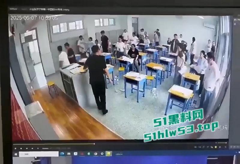 山东邹城一中高考考场,小伙因答不出题自暴自弃发狂撕毁多人试卷,监考老师都懵逼了!!!-5