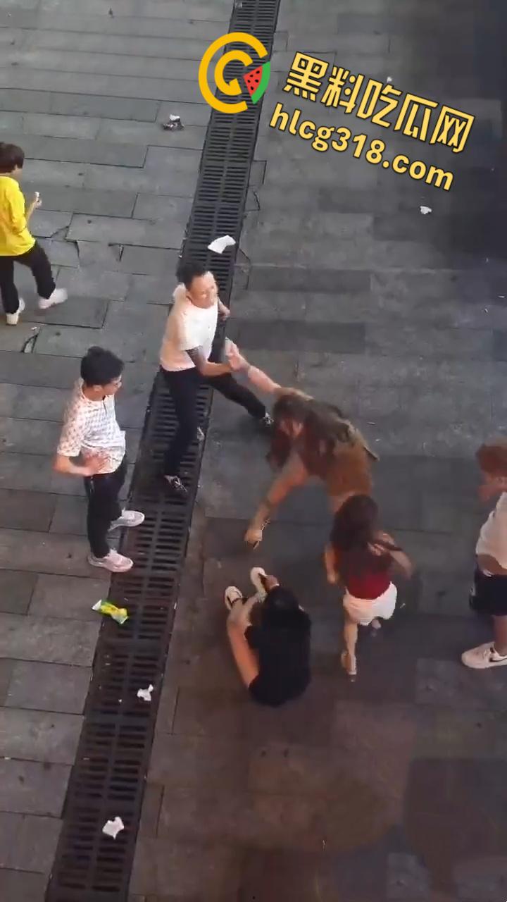 精神小妹街头撕逼大战,现场大奶子都打的一甩一甩的露出来了,毫不在意继续干瓜友们爱看!-4