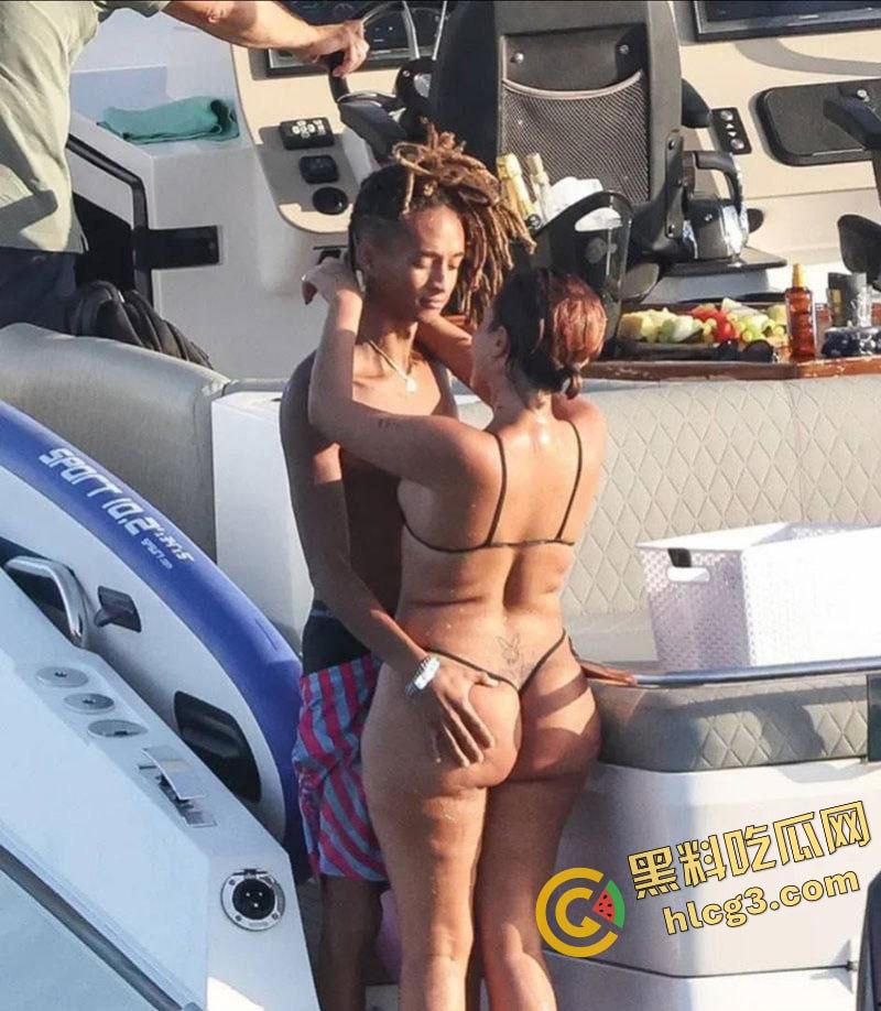 国外大瓜!奥斯卡影帝儿子『贾登史密斯』出轨女模特奥帕特 游艇激情相拥!-3