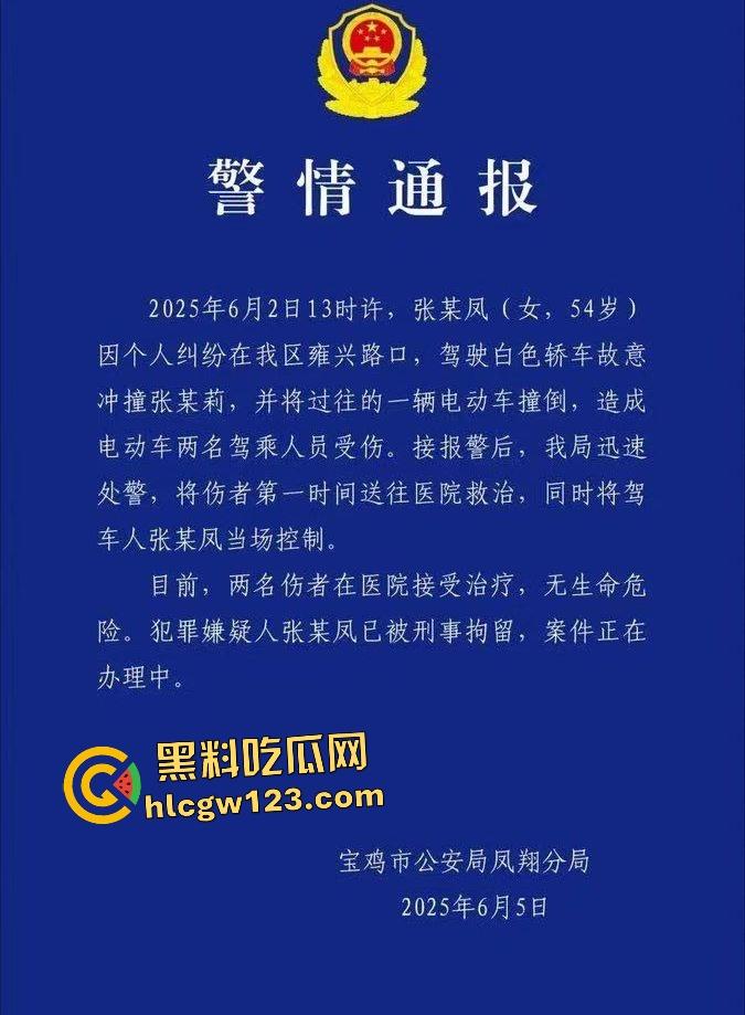 宝鸡社区书记【张春凤】54岁飙车狂追女子，侠盗飞车撞人场面吓傻路人！-1