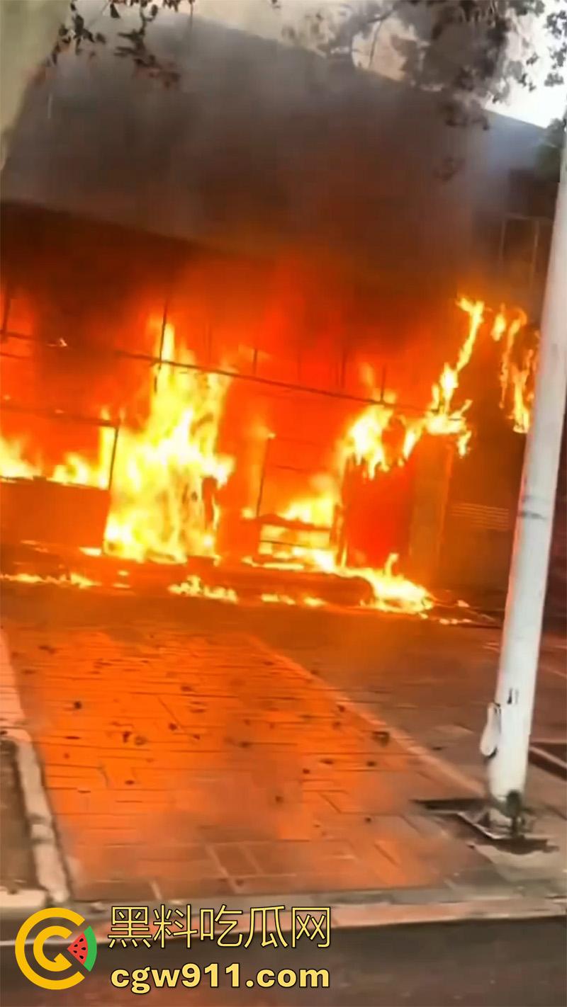 河北保定满城区玉川路，赵记果木烤鸭王突发火灾，看来店里是真材实料，的确是烤制出来的啊！-3