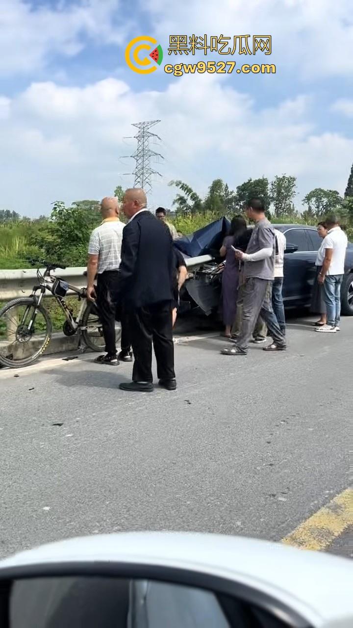 成都极氪撞护拦事故，严重的交通事故安全气囊居然没有弹出来，完全失去自救的机会，买极氪的朋友要注意啦！-7