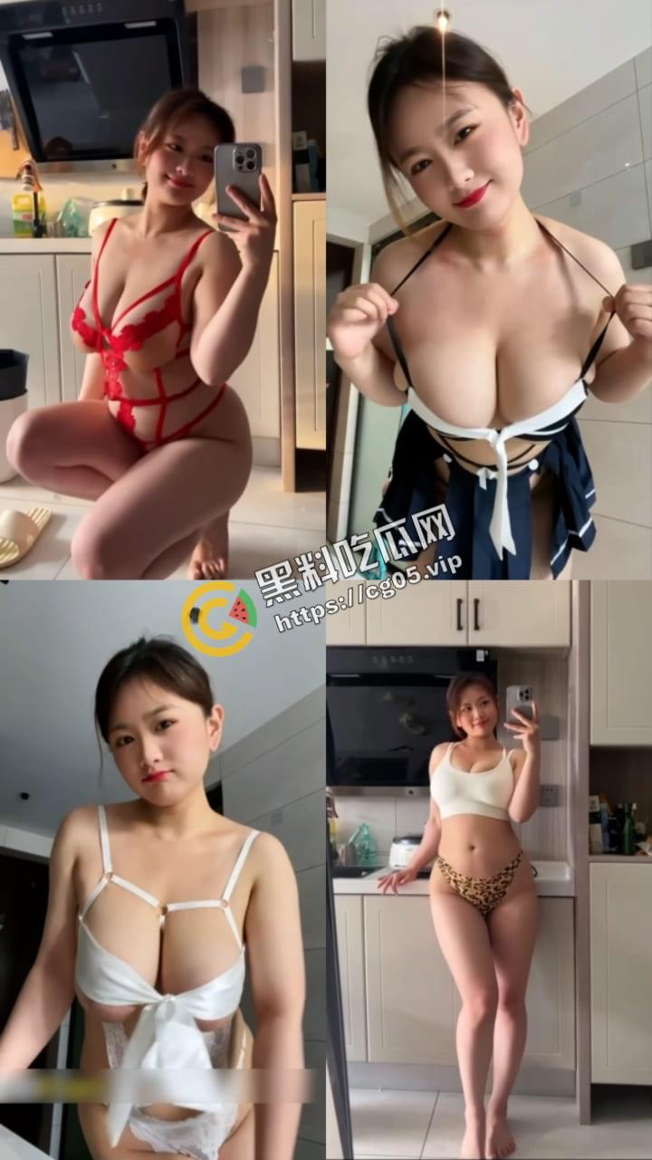 抖音44w粉【大晴爆脾气】肉肉女神 微密圈尺度付费福利合集 这才是男人口中那种微胖女友模板！-6