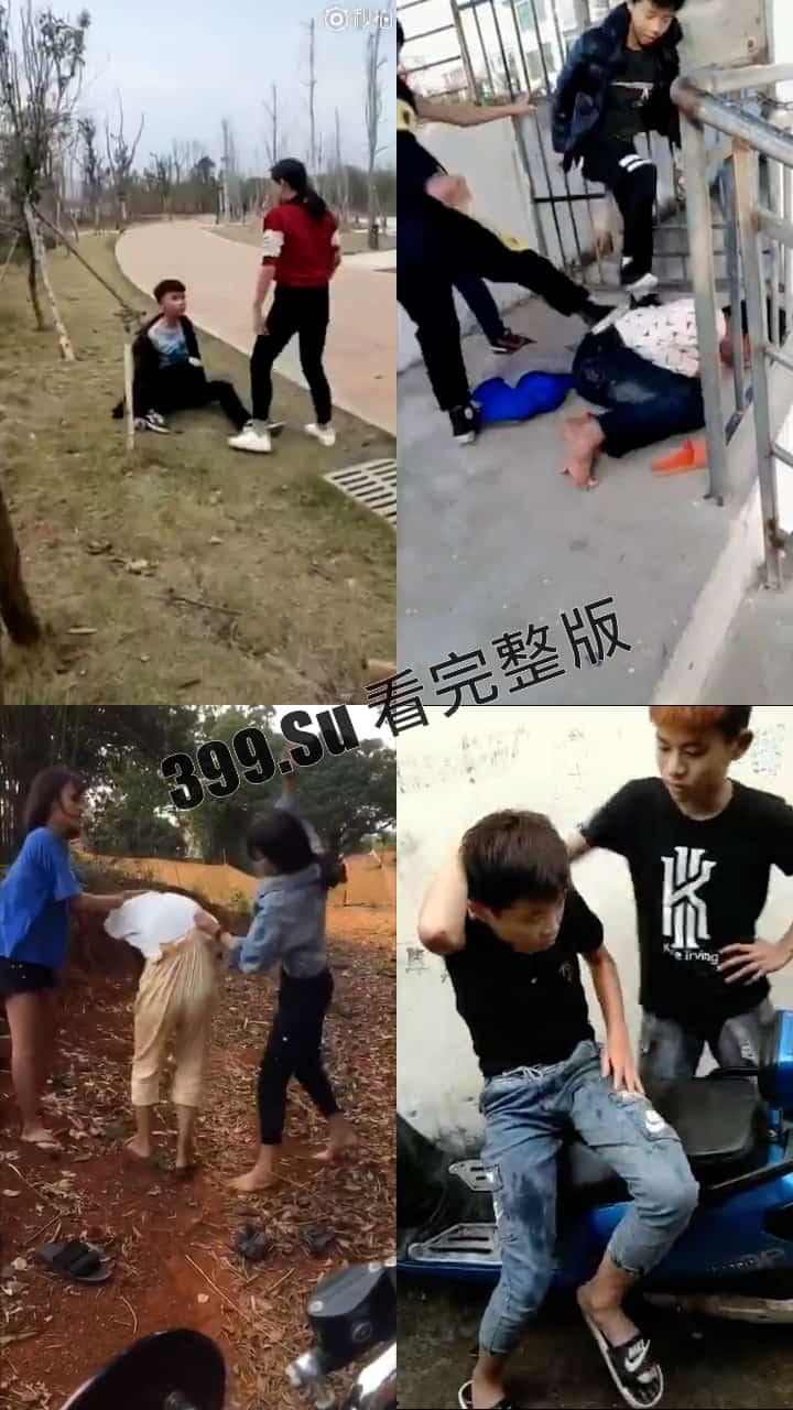 霸凌合集 #校园 #殴打 #裸体 真的有天生坏种？人之初性本恶？（九）-6