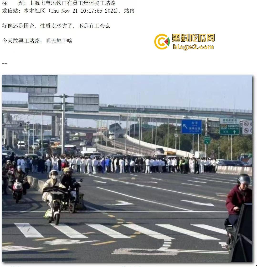 上海沪松公路被国利员工堵到爆！讨薪没问题，害全场牛马迟到真是要命！-4