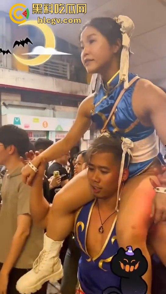 香港兰桂坊万圣节骚翻全场！骚逼骚鸡骚男齐聚，堪称老外的炮窝！-2