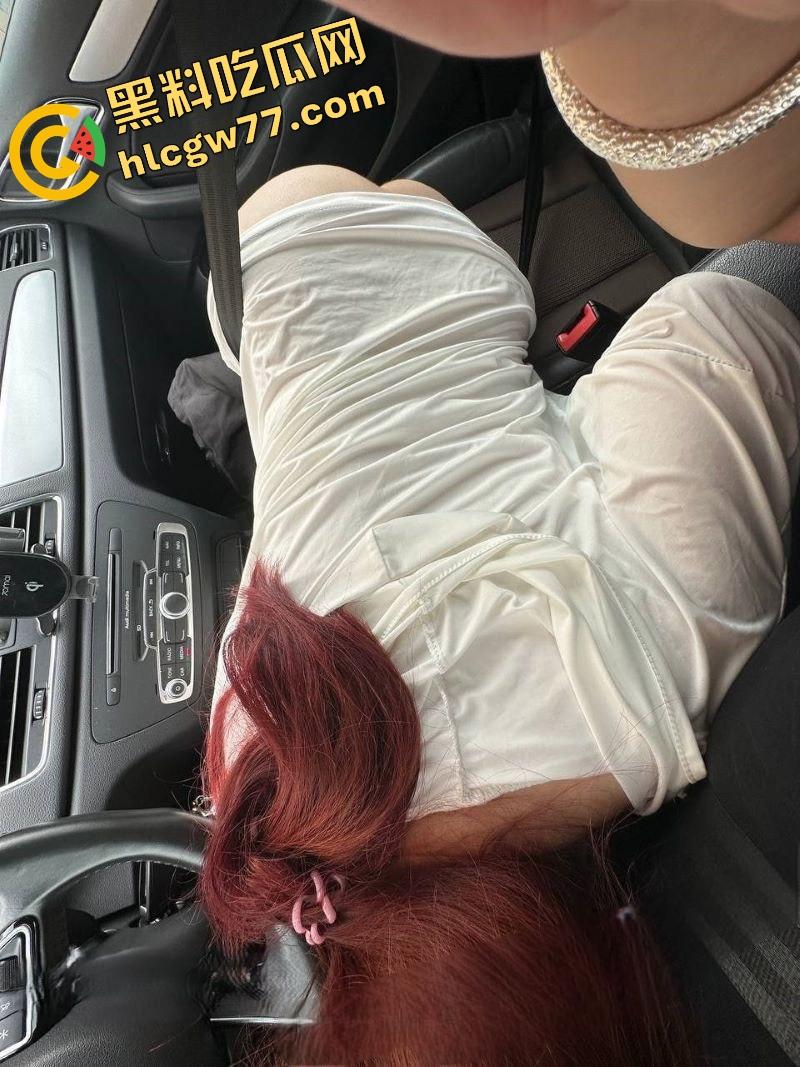 上海艺术校花【夏弥】堕落成母狗 被土豪车震吞精调教 对着路人无套后入 骚穴被干得淫水四溢！-4