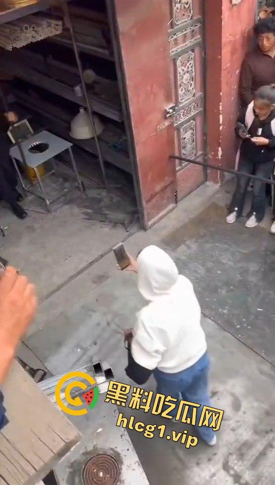 甘孜白玉县城惊现贵宾！金钱豹进城，周围居民直接呆住！-8