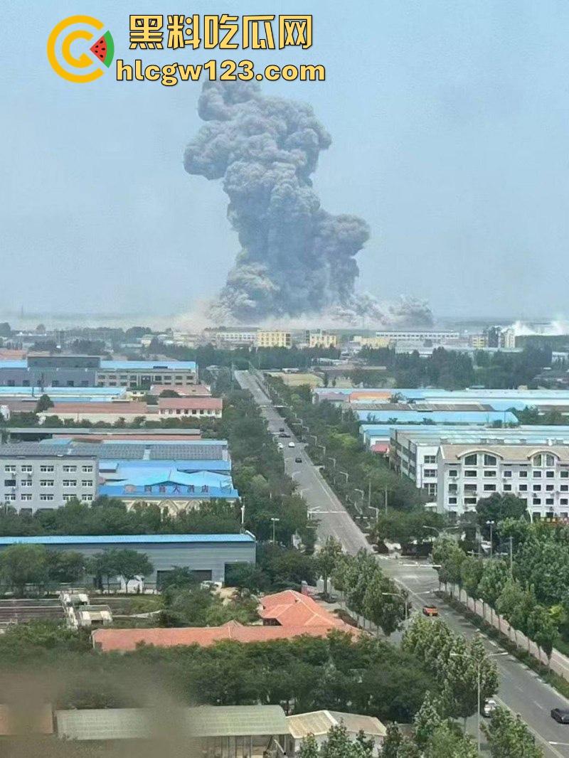 山东高密 一杀虫剂化工厂发生大爆炸 导致不明气体泄漏 现场浓烟滚滚遮天蔽日！-4