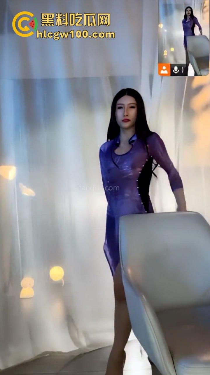 虎牙颜值主播【冯可桔】会议一对一视频泄密 妖娆大长腿身材在镜头前一字马爆菊！合集流出-6