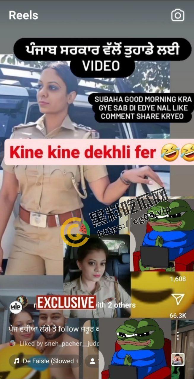 婆罗门反差婊！印度高级女警 上校级别待遇 疑似身体上位 不愧是印度三姐-1