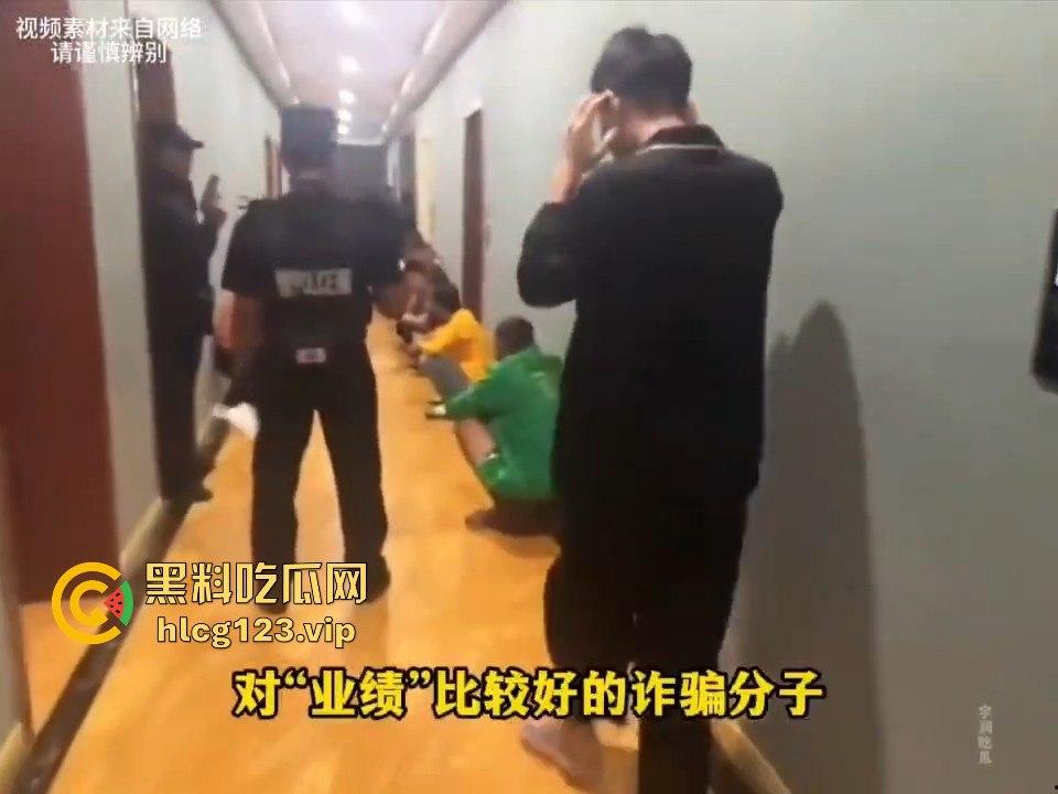 佤邦抓电信诈骗现场直播！一人六机连骗五线，正诈骗得起劲，警察直接端了！-11