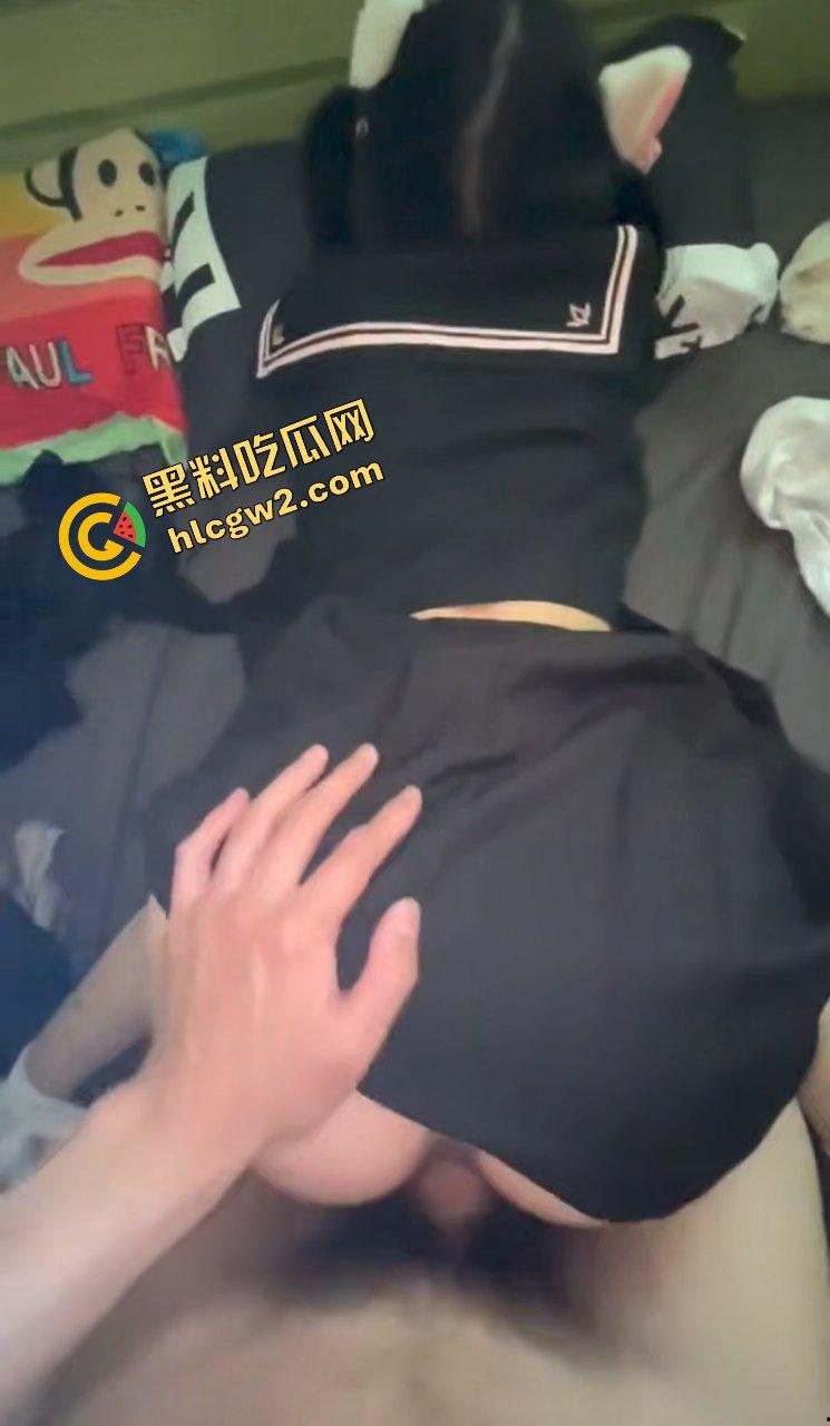 抖音双马尾萝莉白丝少萝『矢泽爱还我泪水』金主跪床后入暴力输出白虎！独家曝光！-5