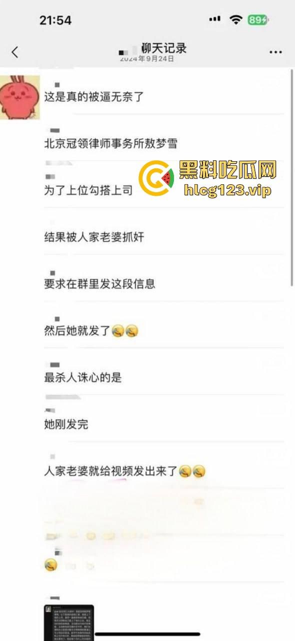 帝都女律师敖梦雪出轨上司，SM视频曝光！忏悔书发工作群，社死现场堪比灾难片！-7