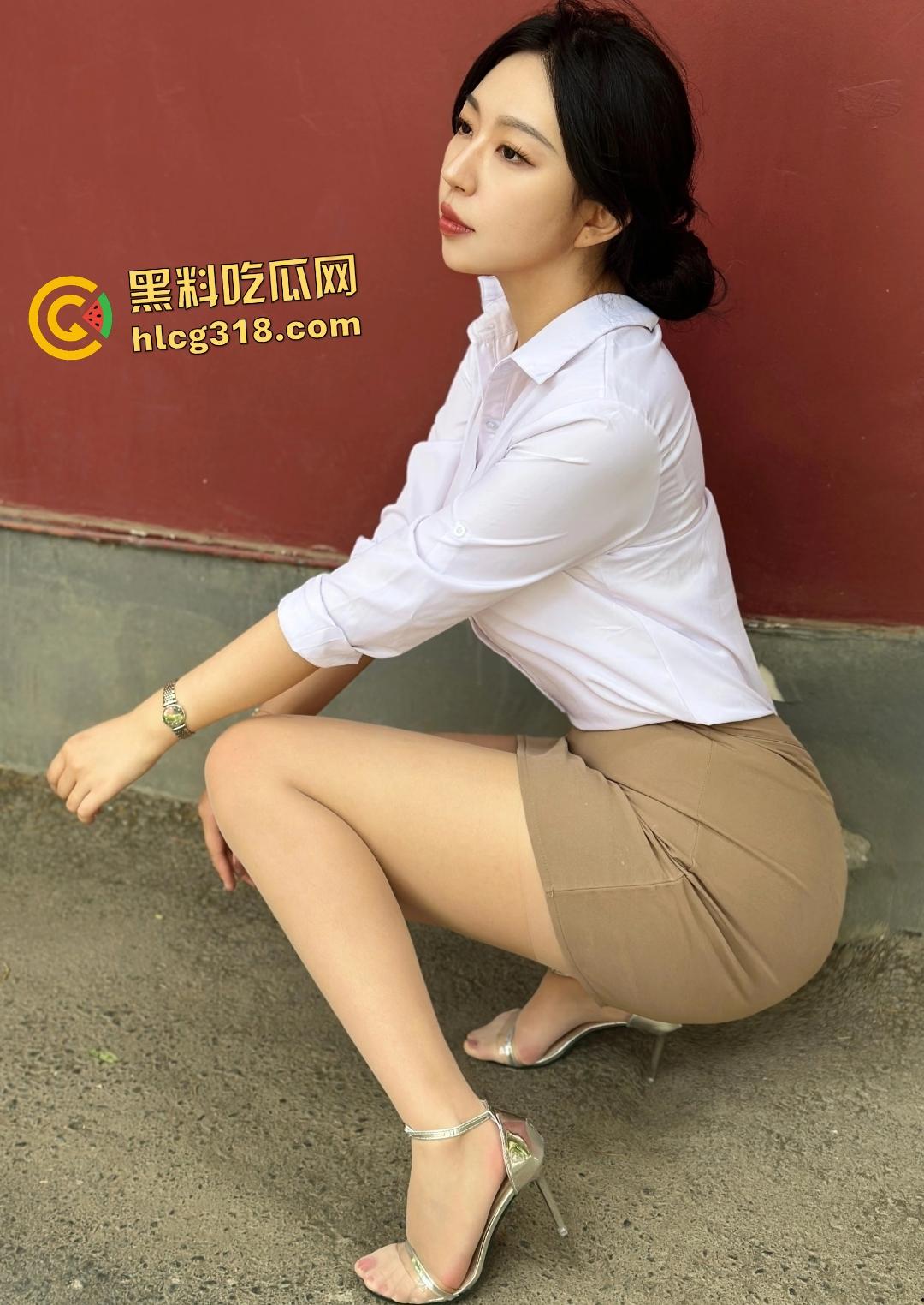 淫妻参加派对酒后被众人调教！淫妻带狗链跪舔臭脚，猛男不敢亲嘴只玩骑乘，从后面看屁股真大啊！-1