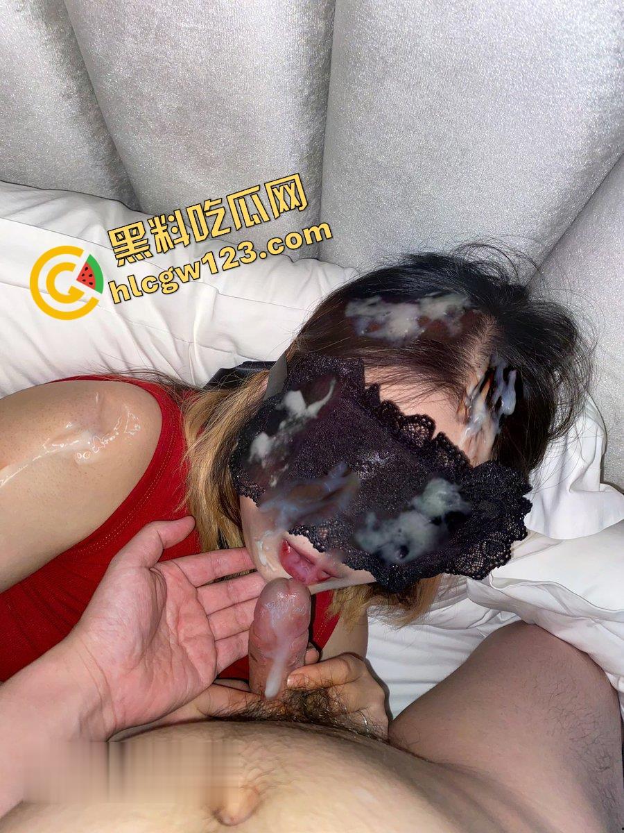 长沙『孙悦』结婚当天跟绿帽老公玩3P到天亮，婚纱白裙湿成奶油布丁，前男友肏完老公舔干！-13