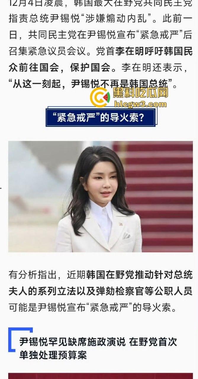 首尔之春恋爱脑总统『 尹锡悦』深夜全国戒严只为护妻子 第一夫人为让他稳住总统宝座睡遍军方高层！-8