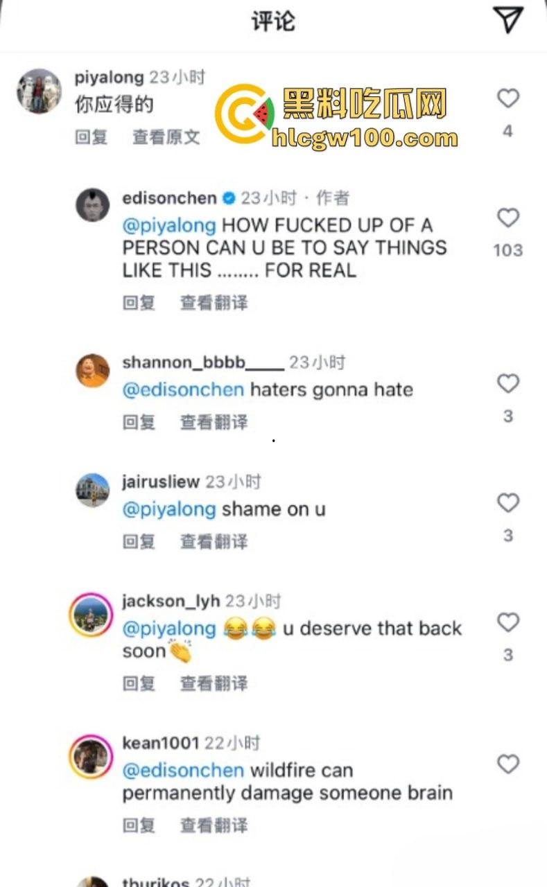 陈冠希呼吁网友给他女儿在美国被山火烧毁的学校捐款 被网友狂怼“你活该”！-2