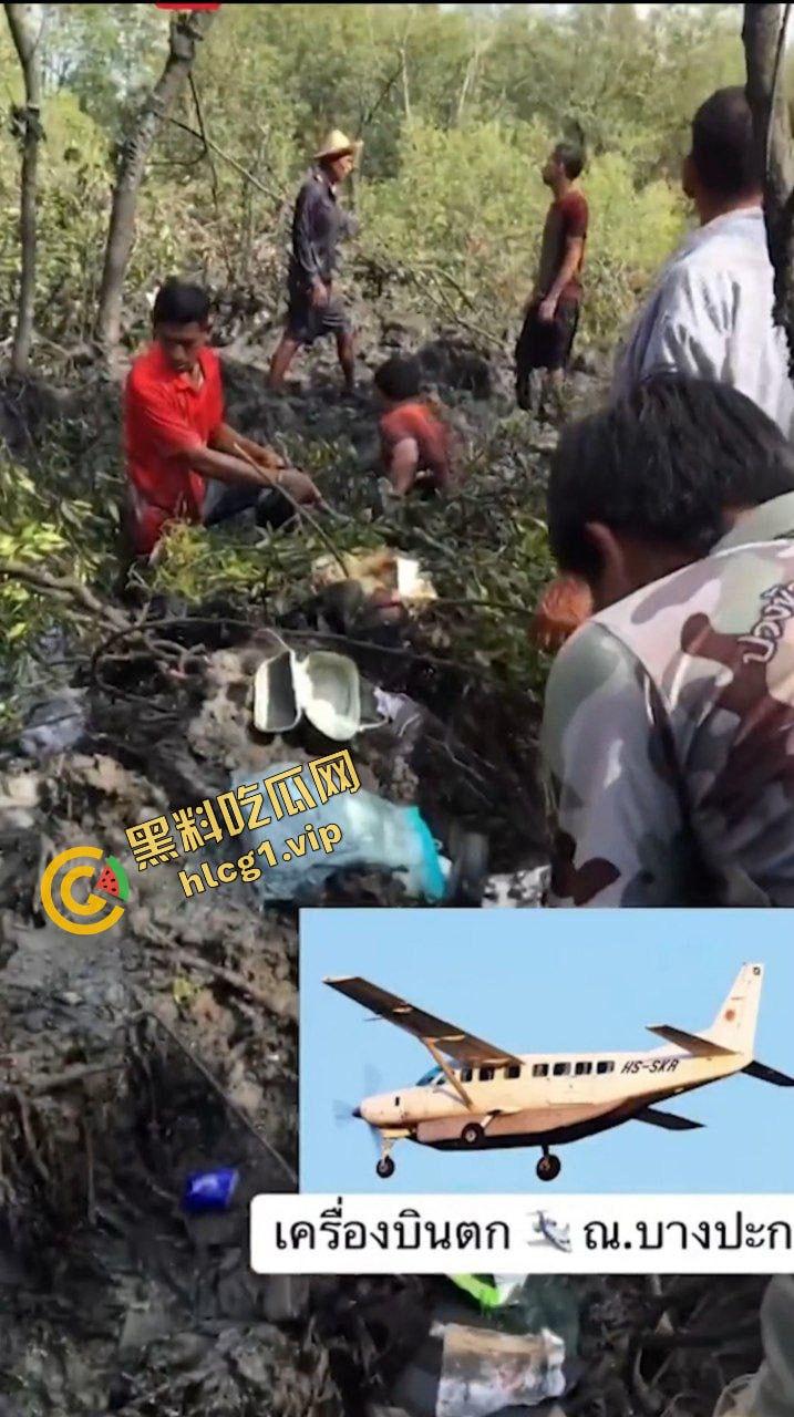 泰国坠机空难事件！于泰国北柳府坠毁 9人全部死亡 有5人为中国人！-5
