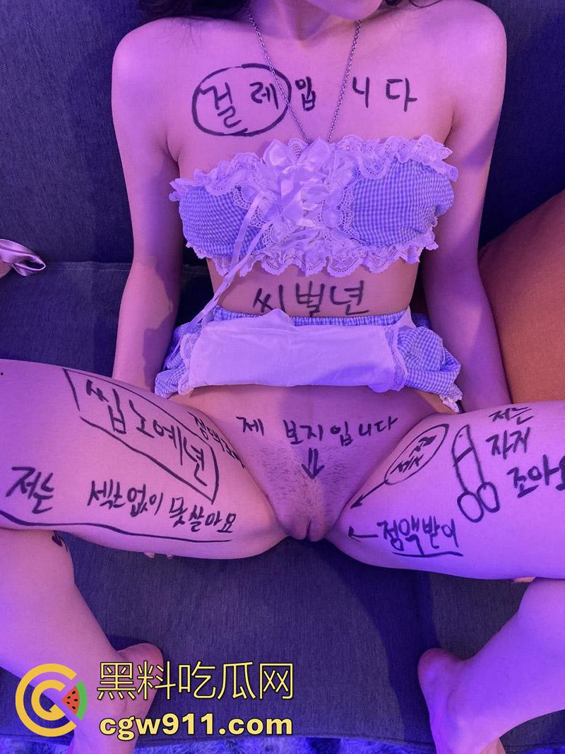 穷人女神富人母狗，完美身材嫩妹被捆绑调教，栓狗链跪地任由主人虐穴，写满淫语被主人各种凌虐爆操！-8