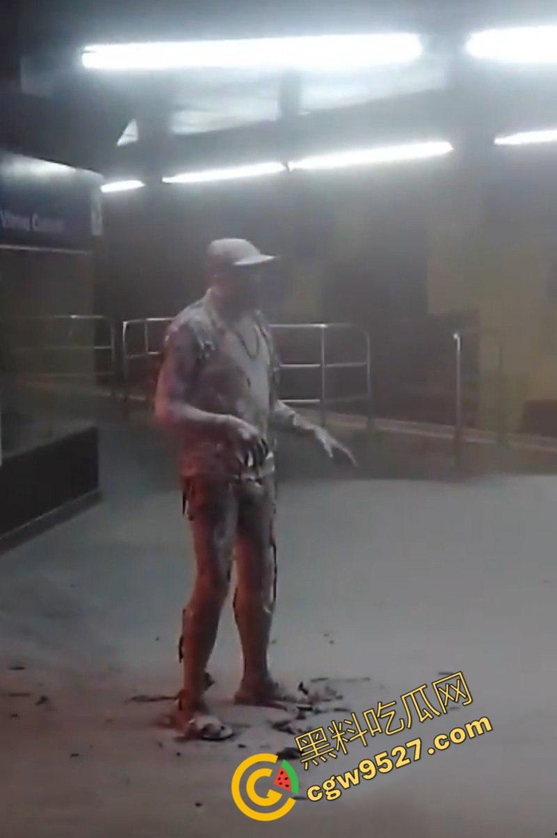 海外大瓜!惊悚画面曝光!巴西男子圣保罗地铁站瞬间自燃,身浇汽油与烈火共舞-3