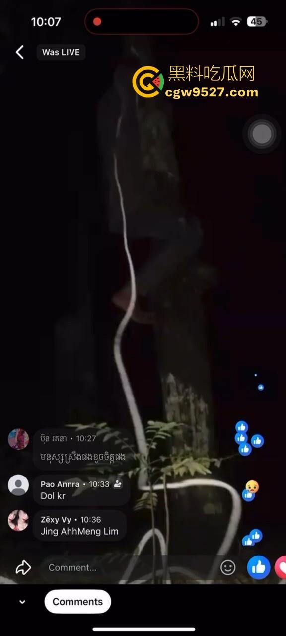 柬埔寨主播Facebook直播上吊，和女友分手导致的，年纪轻轻因感情想不开，也是个狠人！-2