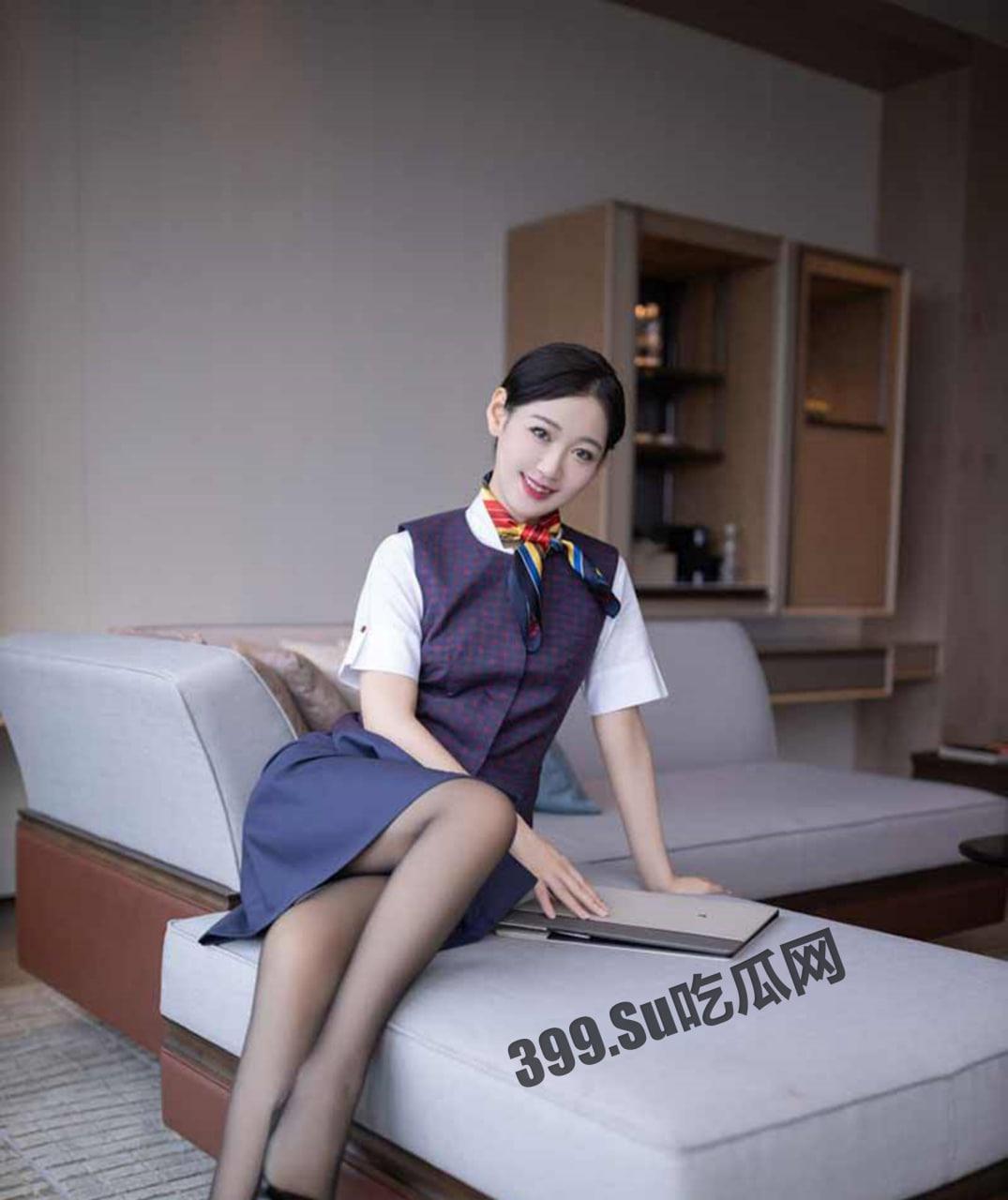 秀人网性感女神 唐安琪 演绎最美国航空姐 呻吟骚叫 揉逼露鲍 急需灭火！-20