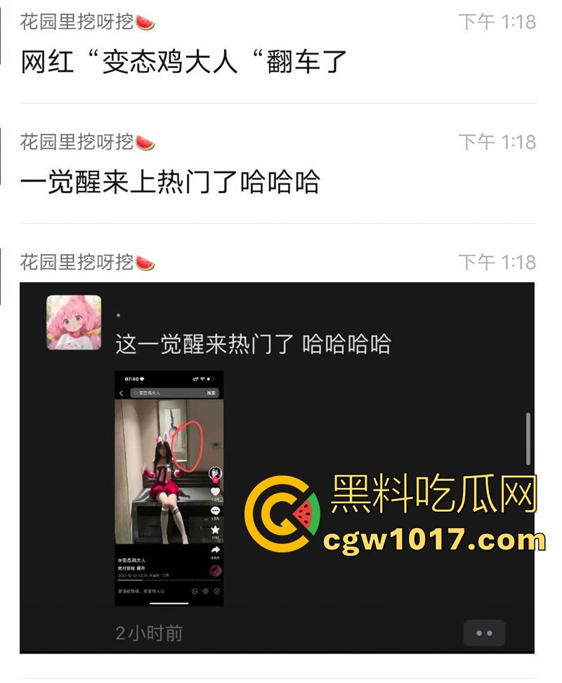 抖音网红【变态鸡大人】镜子门事件，一觉醒来天塌了，穿兔女郎圣诞战袍，约炮土豪视频流出，直接上热门了，就这还解释呢！-6