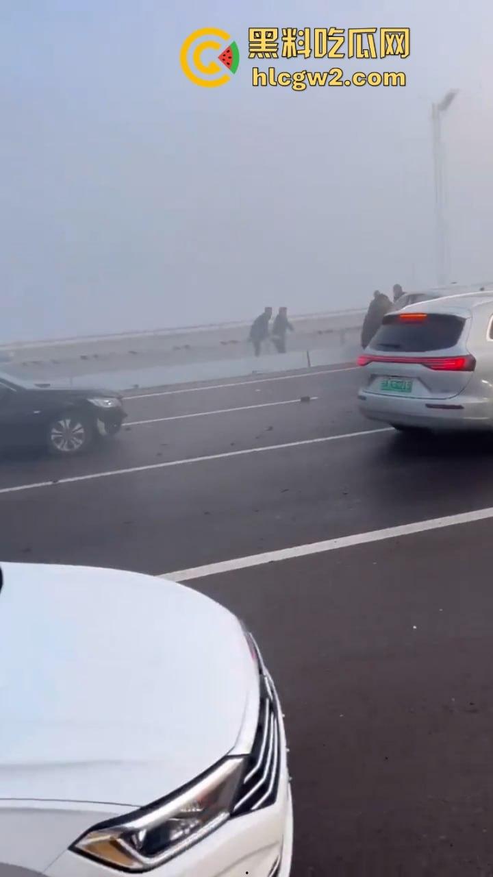 银川高架遇大雾天气暴改碰碰车乐园 致多辆车连环相撞组团“拼车”  场面难得一见-7