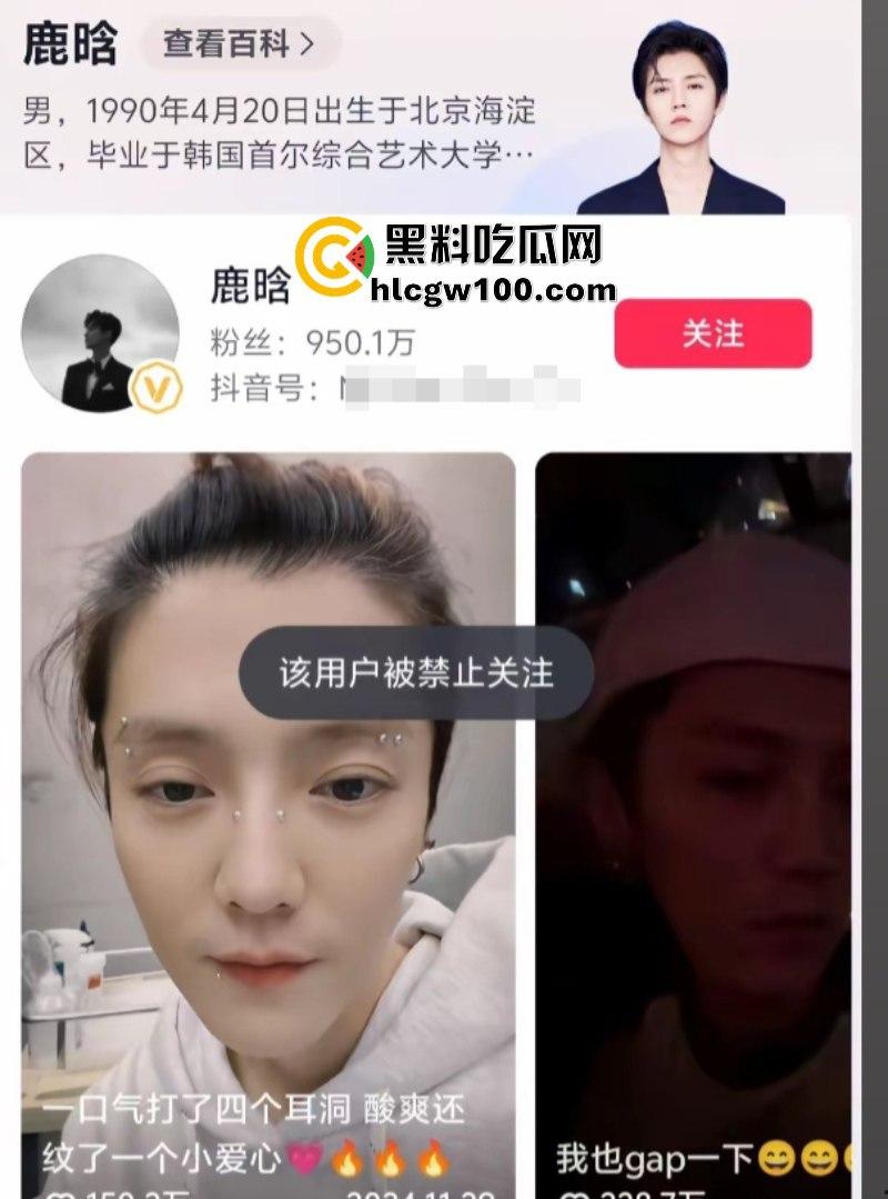 顶流明星【鹿晗】抖音直播竖中指 粉丝质疑飙脏话怒怼黑丝 这还是小仙女们追捧的无法复制的初代顶流吗！-4