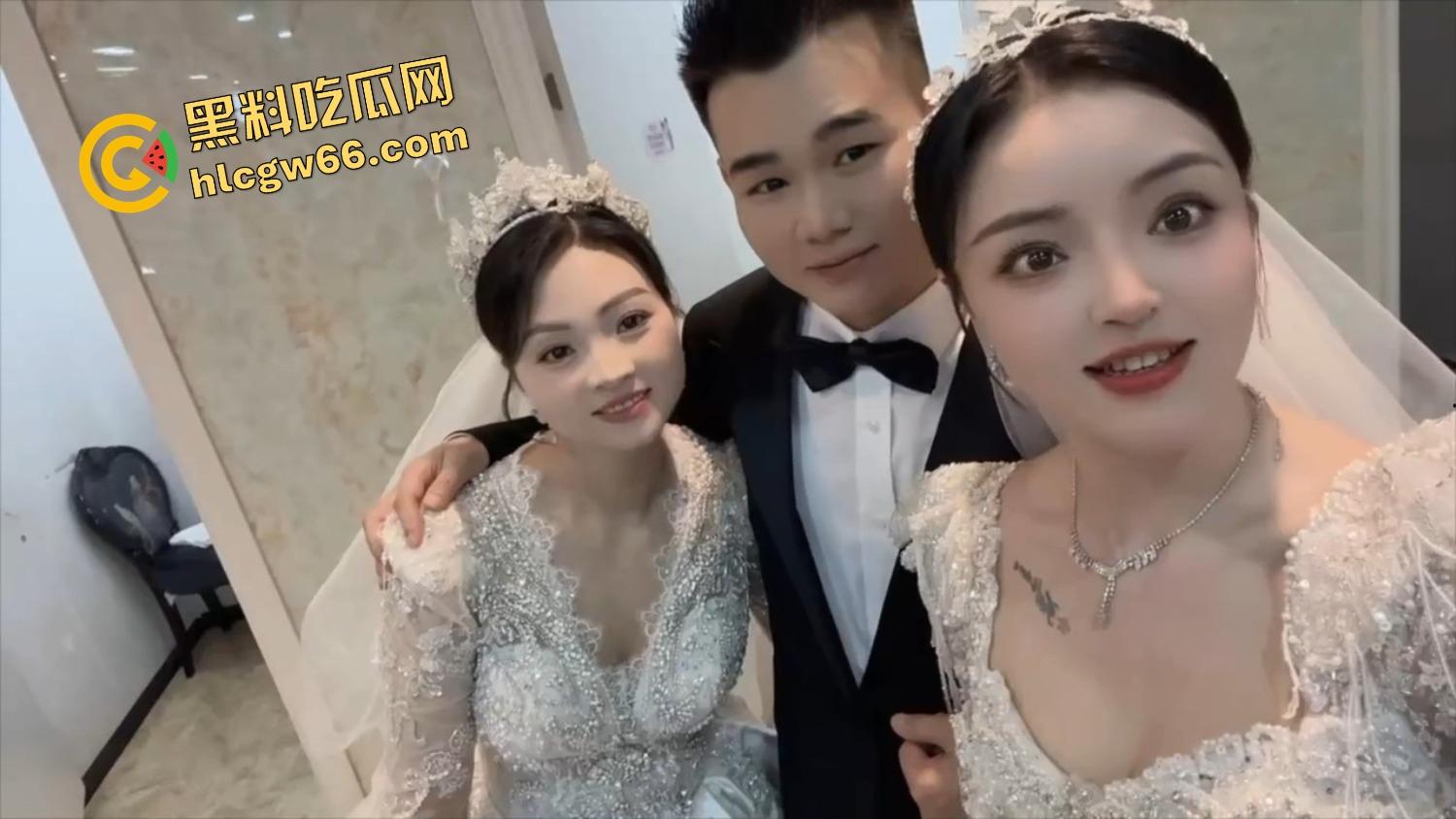 贵州毕节男子高调一夫两妻办婚礼炫耀，俩女人不吵不闹还发喜帖，最后曝光竟是正妻前女友兄弟玩4P！-2