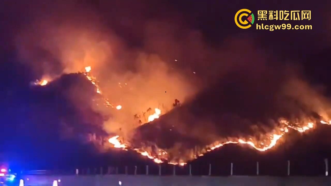 山火频发！肇庆四会下帅出中州方向突发森林火灾，火势蔓延极快，现场堪称恐怖炼狱。-4