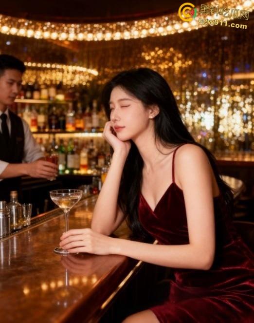 山西大同酒吧小公主【姜雯雯】，被金主2000拿下 ，对镜口交深喉调教，性感翘臀开档黑丝，被拽着头发疯狂打桩后入！-1