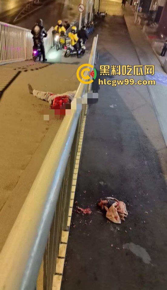 武汉花园道ICC天桥惊现断头惨案,跳楼不成被栏杆拦腰斩断,血浆横飞,画面惨烈重口慎入!-8